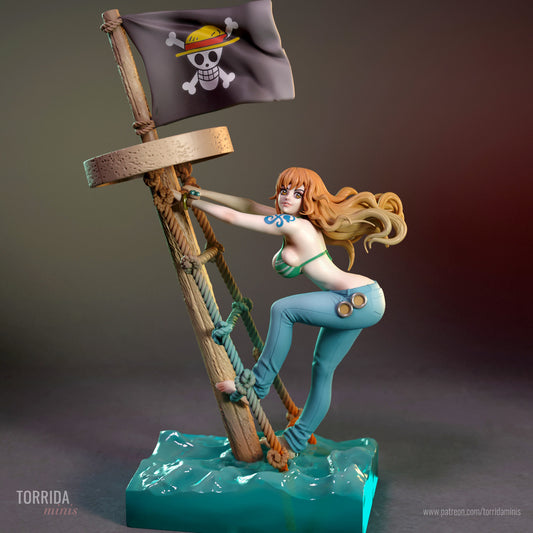 Treasure Hunter Adult 3D Resin Figurine Model Kit