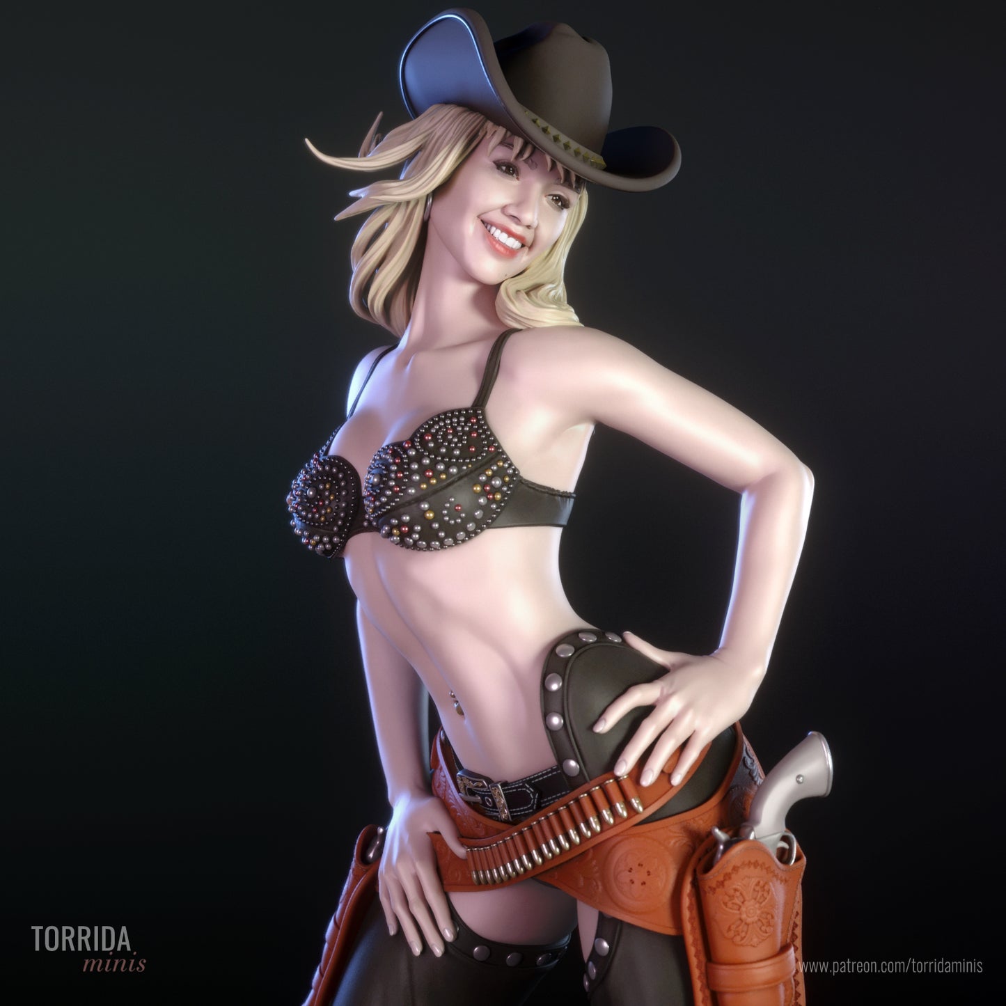 Stripper Pinup Adult 3D Resin Figurine Model Kit