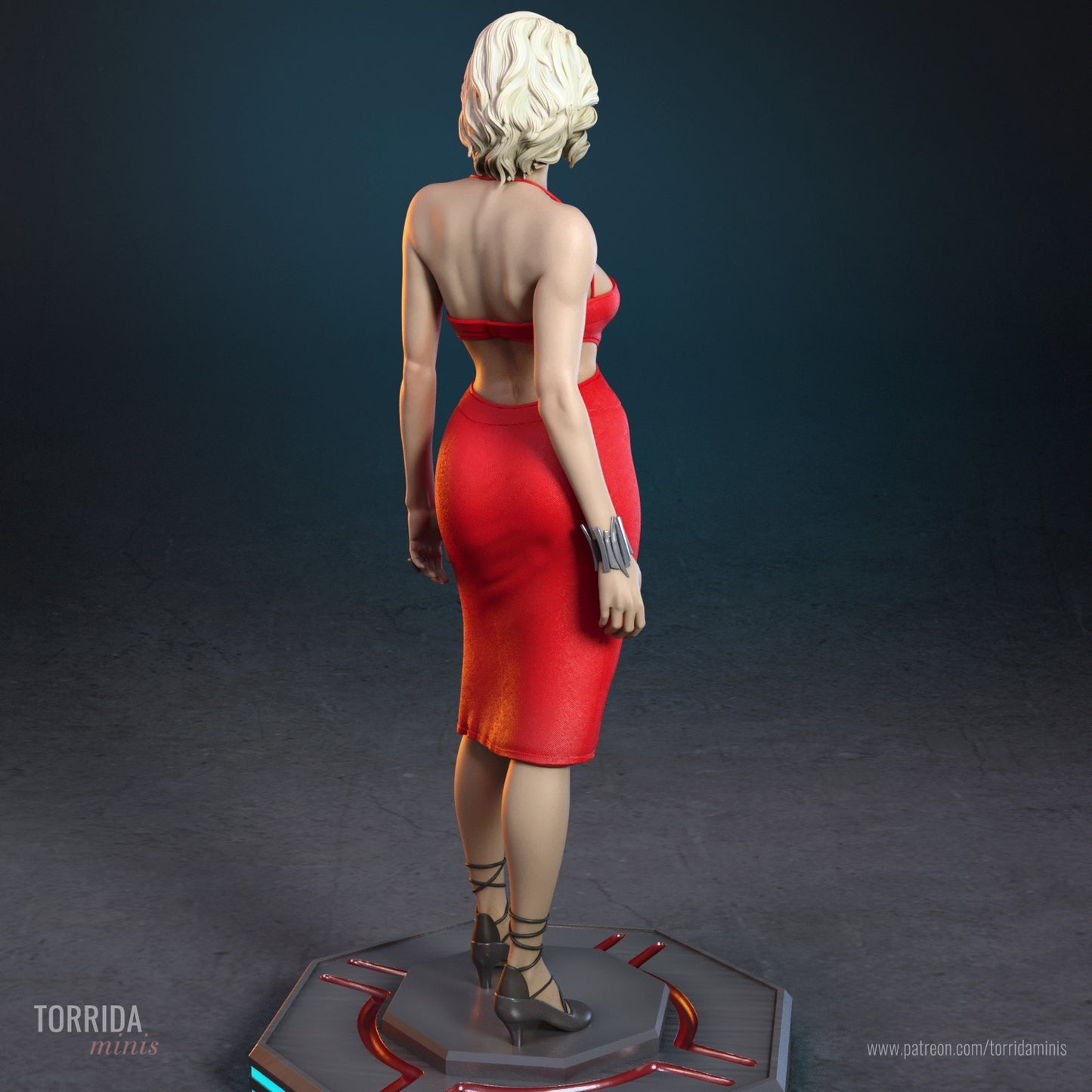 Infiltrator Pinup Adult 3D Resin Figurine Model Kit
