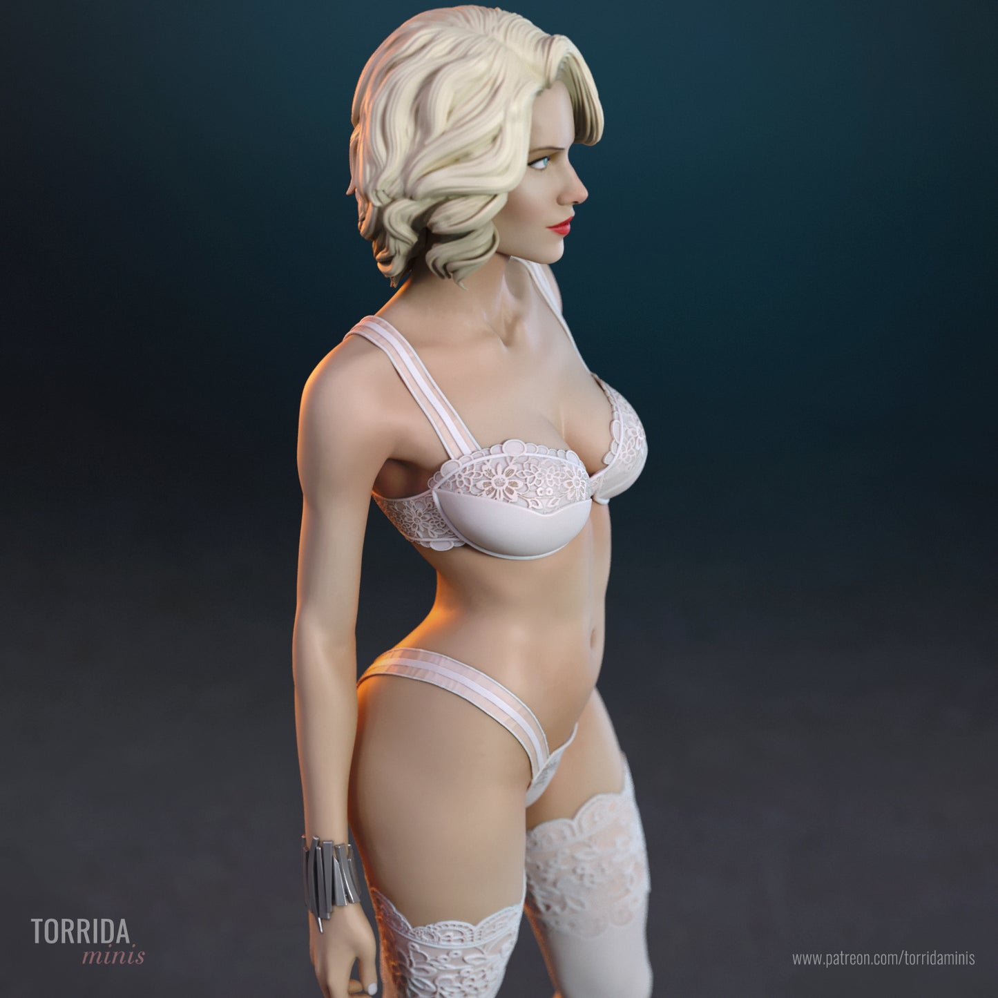 Infiltrator Pinup Adult 3D Resin Figurine Model Kit