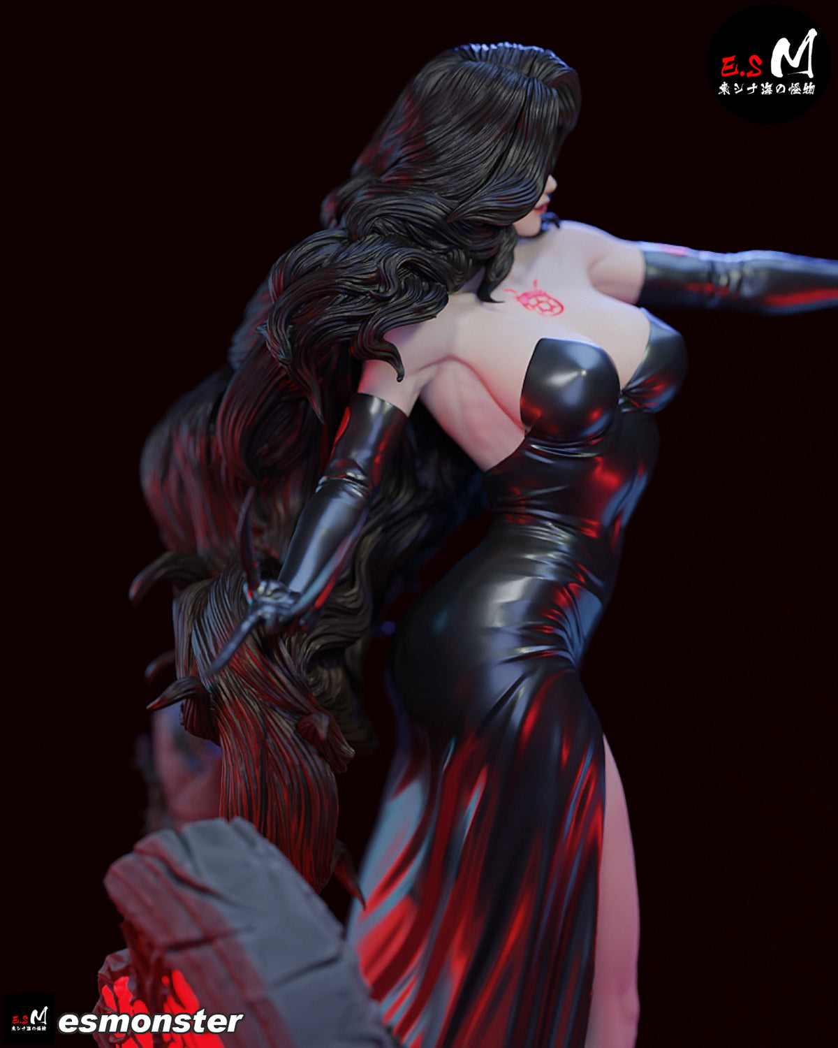 Sadistic Beauty Adult Pinup 3D ABS Resin Model