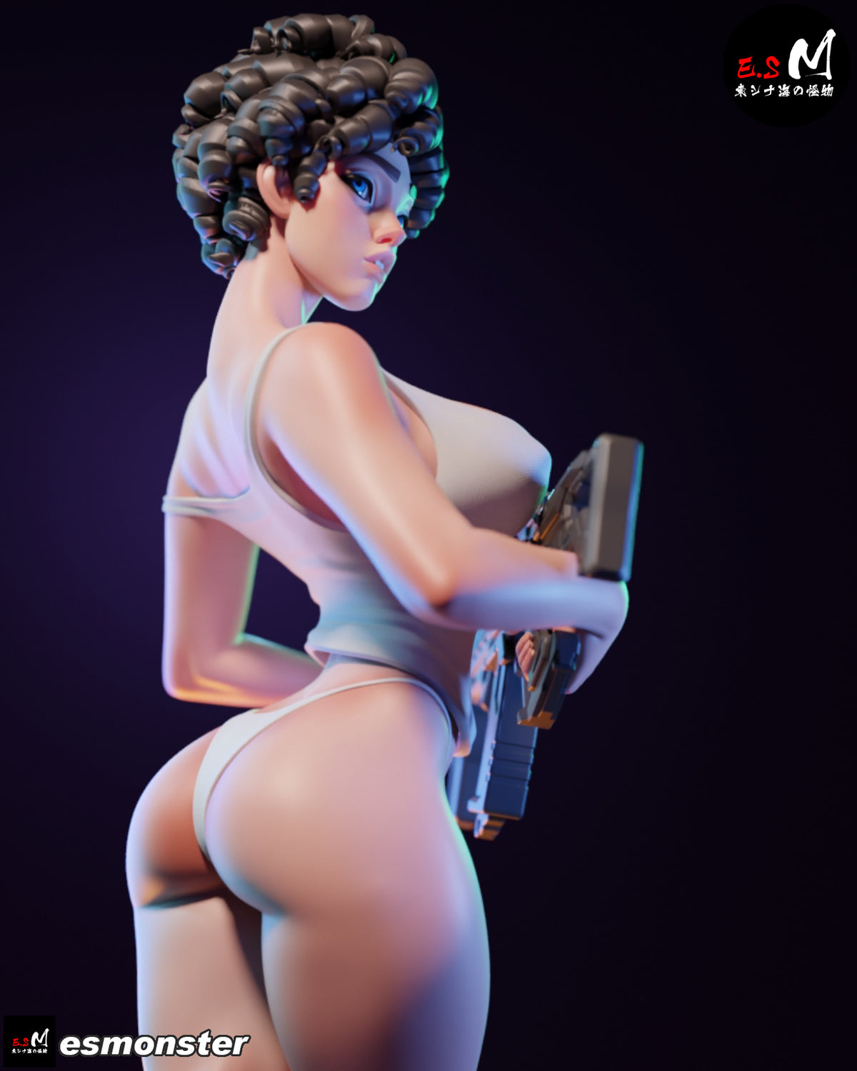 Cargo Survivor Adult Pinup 3D ABS Resin Model
