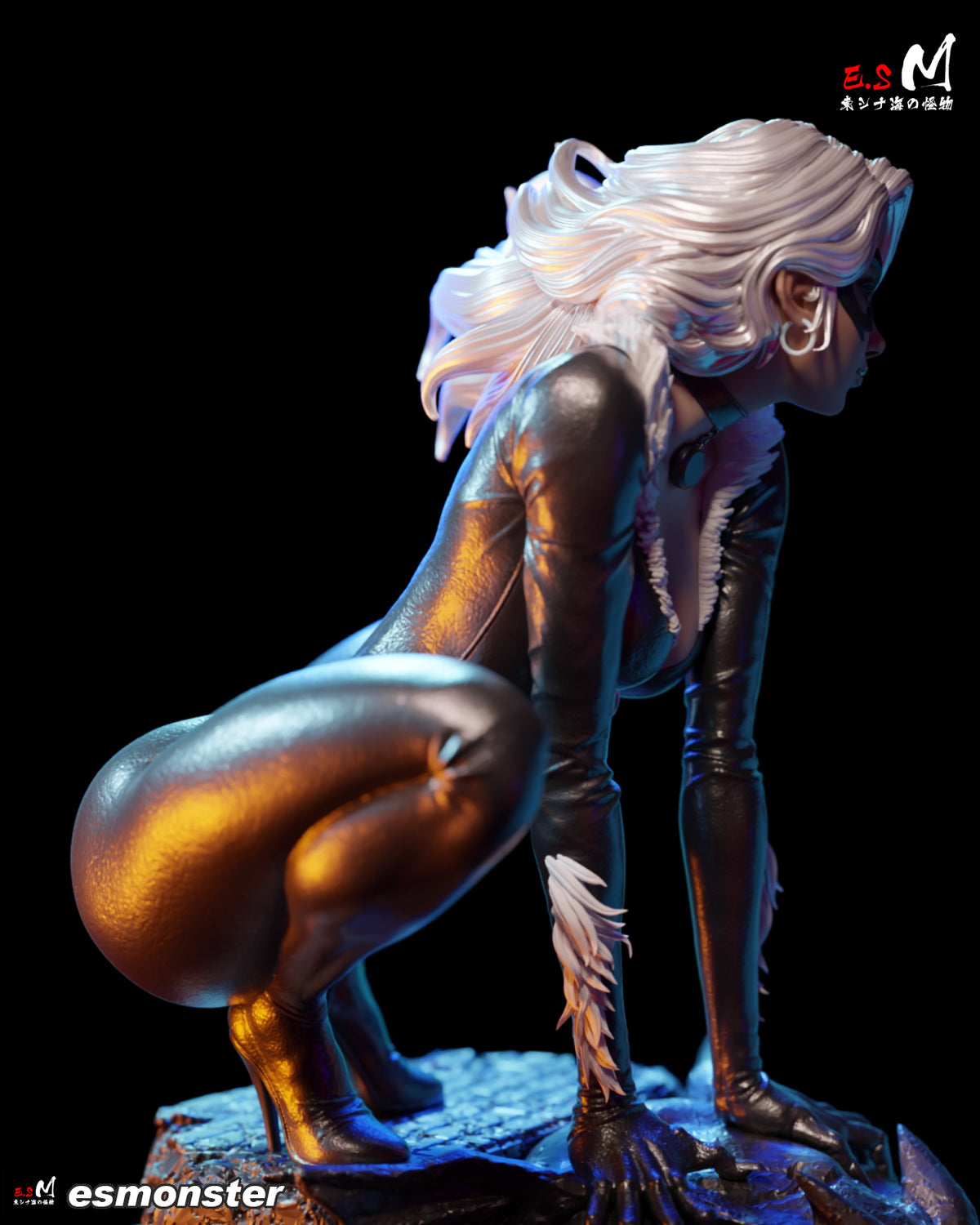 Cat Thief Adult Pinup 3D ABS Resin Model