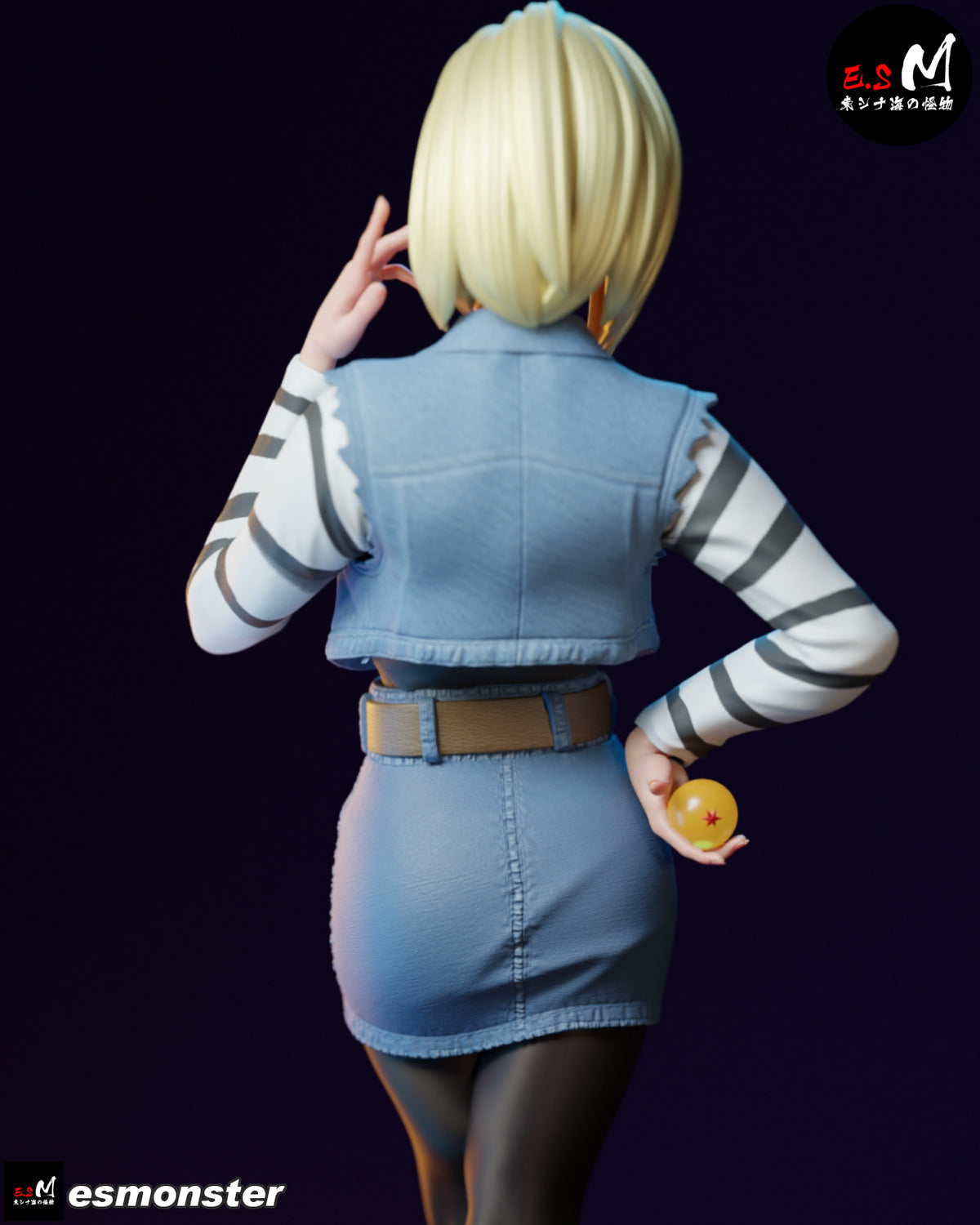 Android Fighter Android Fighter Adult Pinup 3D Resin Model – QuirkyQueenFinds