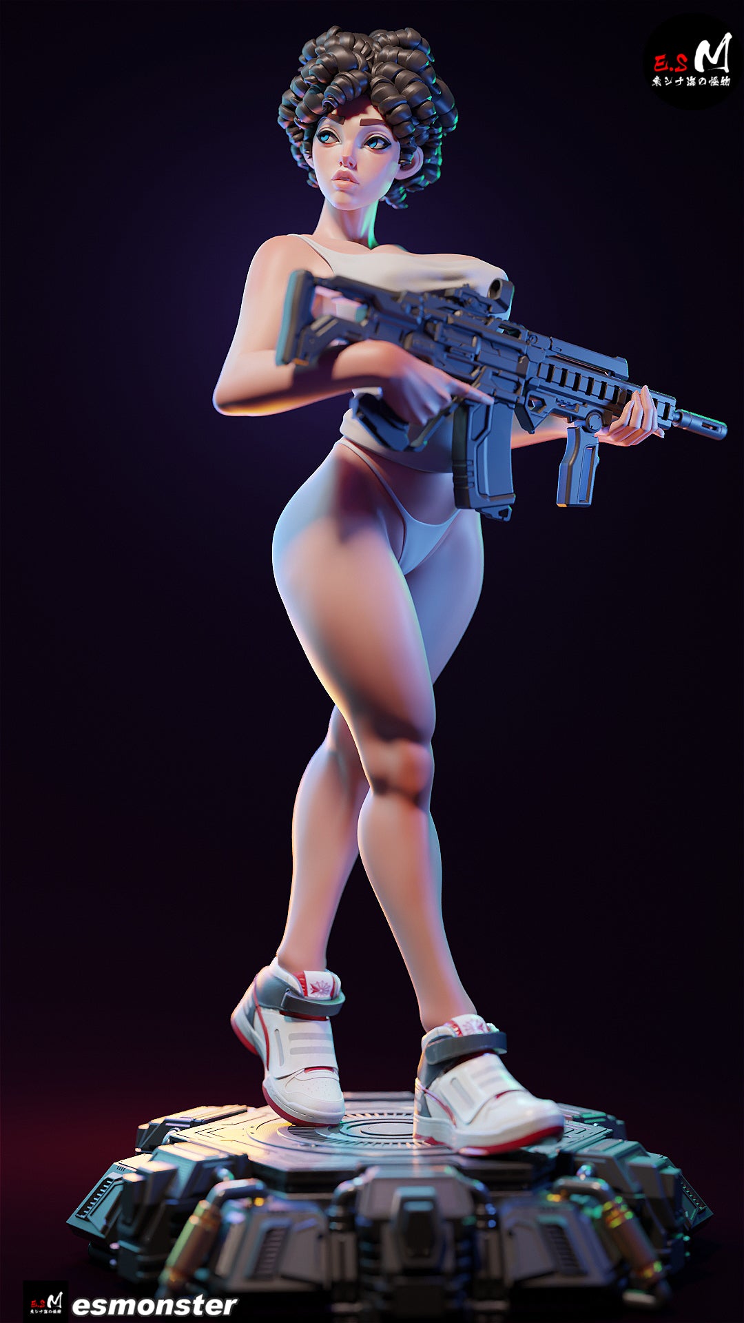 Cargo Survivor Adult Pinup 3D ABS Resin Model