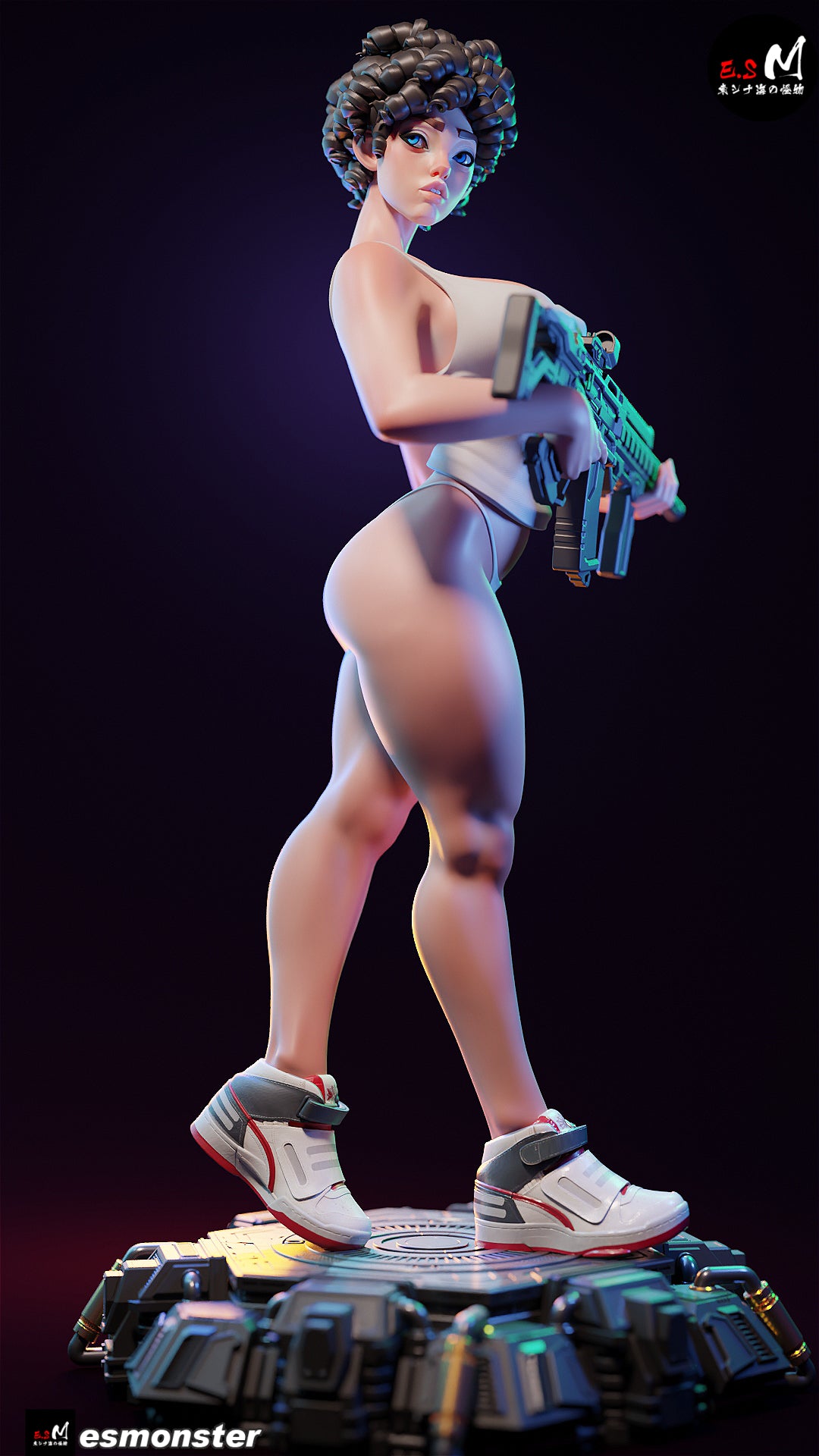 Cargo Survivor Adult Pinup 3D ABS Resin Model