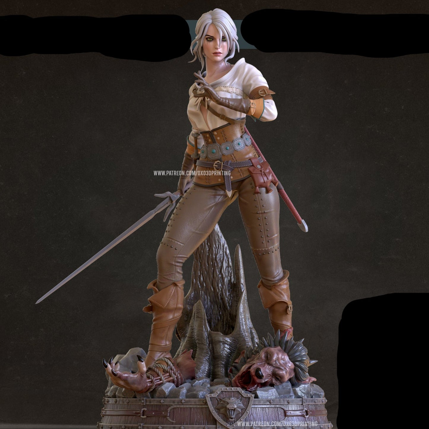 Gifted Warrior Adult 3D Resin Figurine Model Kit