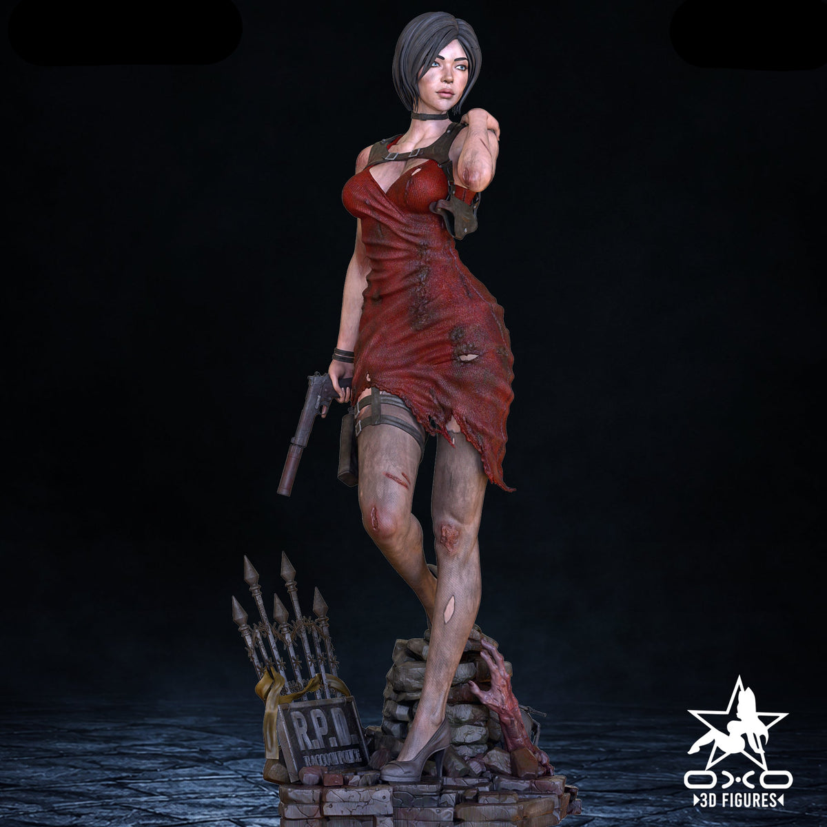 Survivor Spy Pinup Adult 3D ABS Resin Figurine Model Kit