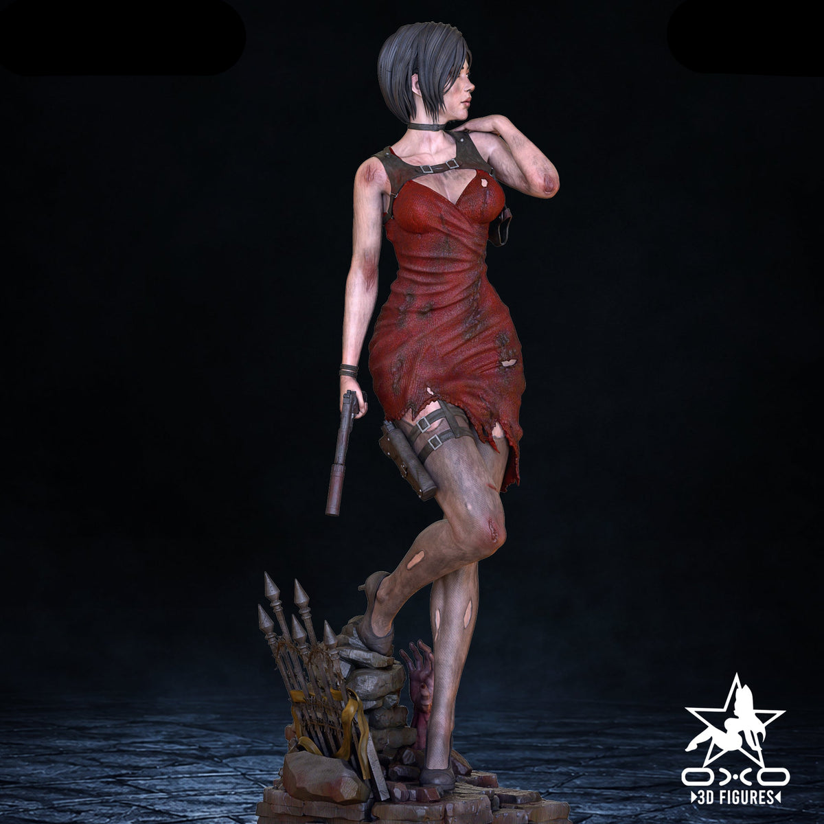 Survivor Spy Pinup Adult 3D ABS Resin Figurine Model Kit