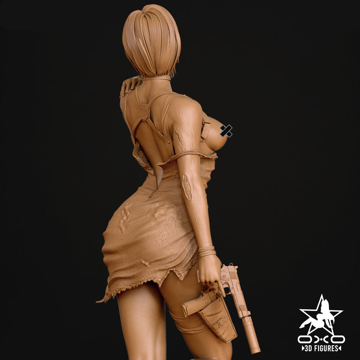 Survivor Spy Pinup Adult 3D ABS Resin Figurine Model Kit