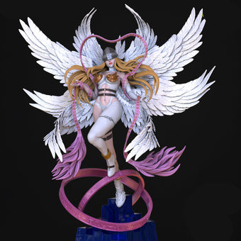 Angel Woman Pinup Adult 3D Resin Figurine Model Kit