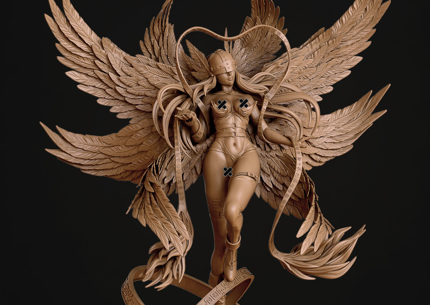 Angel Woman Pinup Adult 3D Resin Figurine Model Kit