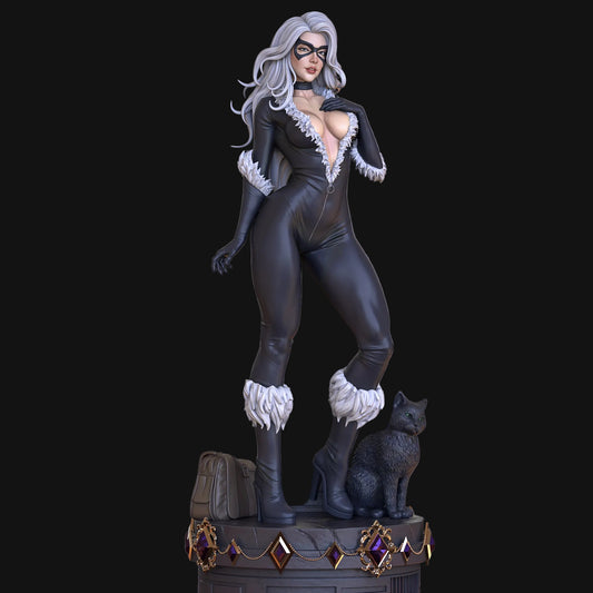 Burglar Waifu Pinup Adult 3D Resin Figurine Model Kit