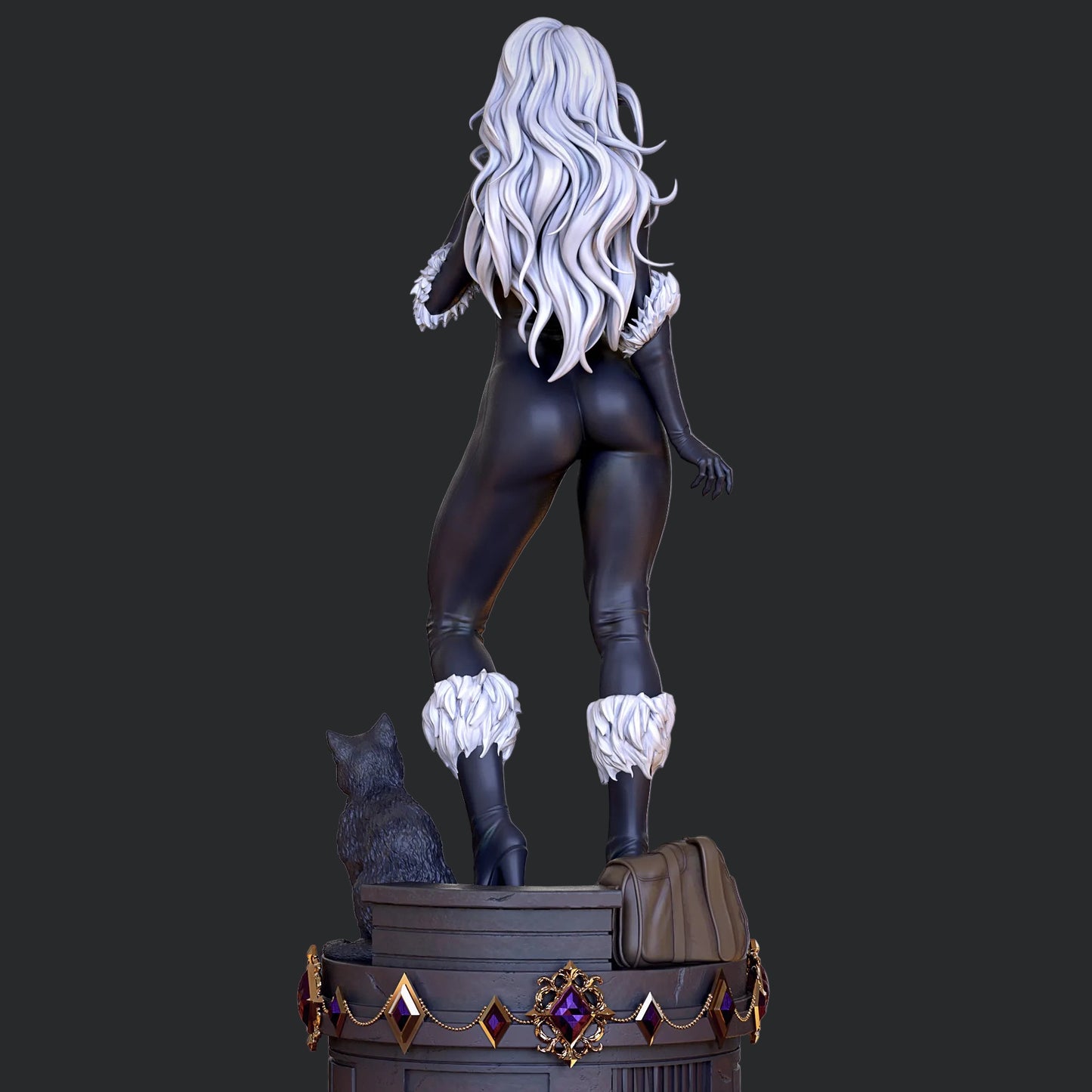 Burglar Waifu Pinup Adult 3D Resin Figurine Model Kit