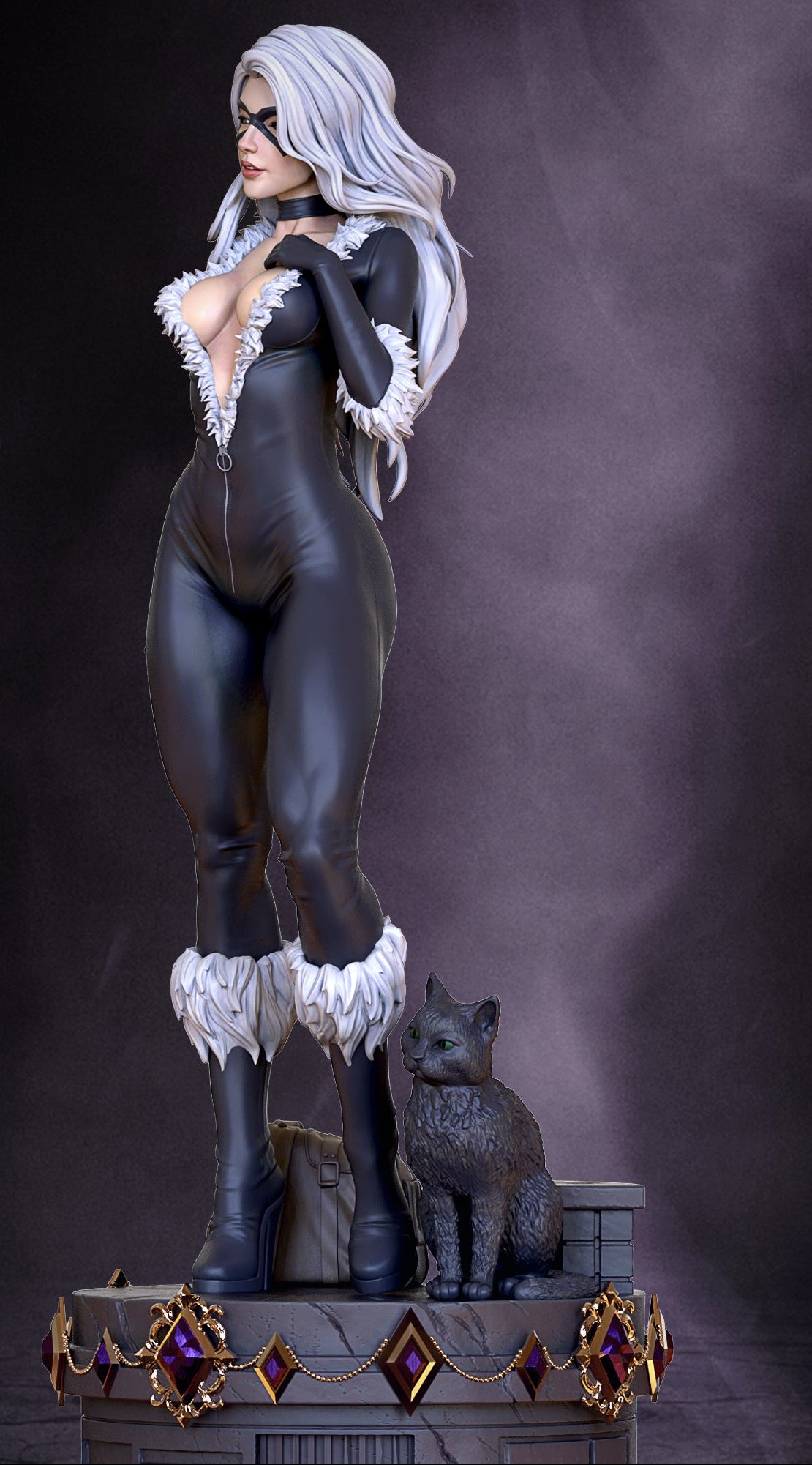 Burglar Waifu Pinup Adult 3D Resin Figurine Model Kit