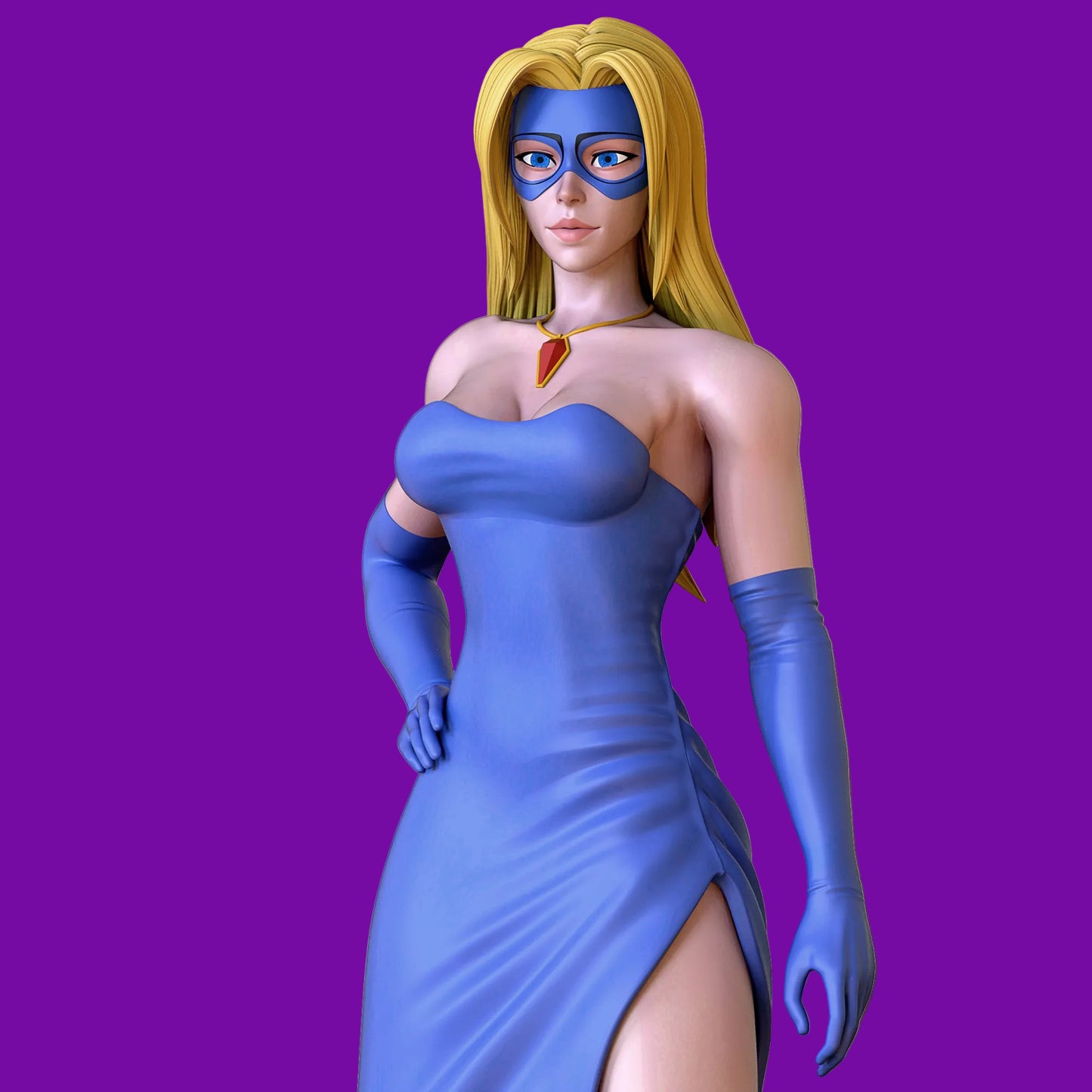Sunny Super Heroine Pinup Adult 3D Resin Figurine Model Kit