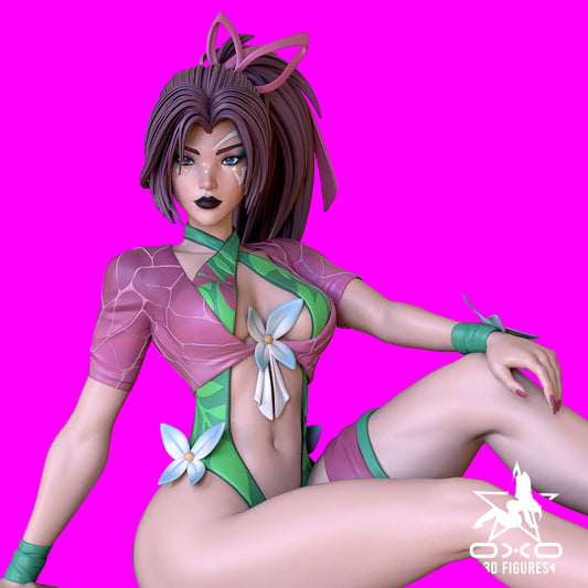 Breezy Buterfly Pinup Adult 3D Resin Figurine Model Kit