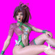 Breezy Buterfly Pinup Adult 3D Resin Figurine Model Kit
