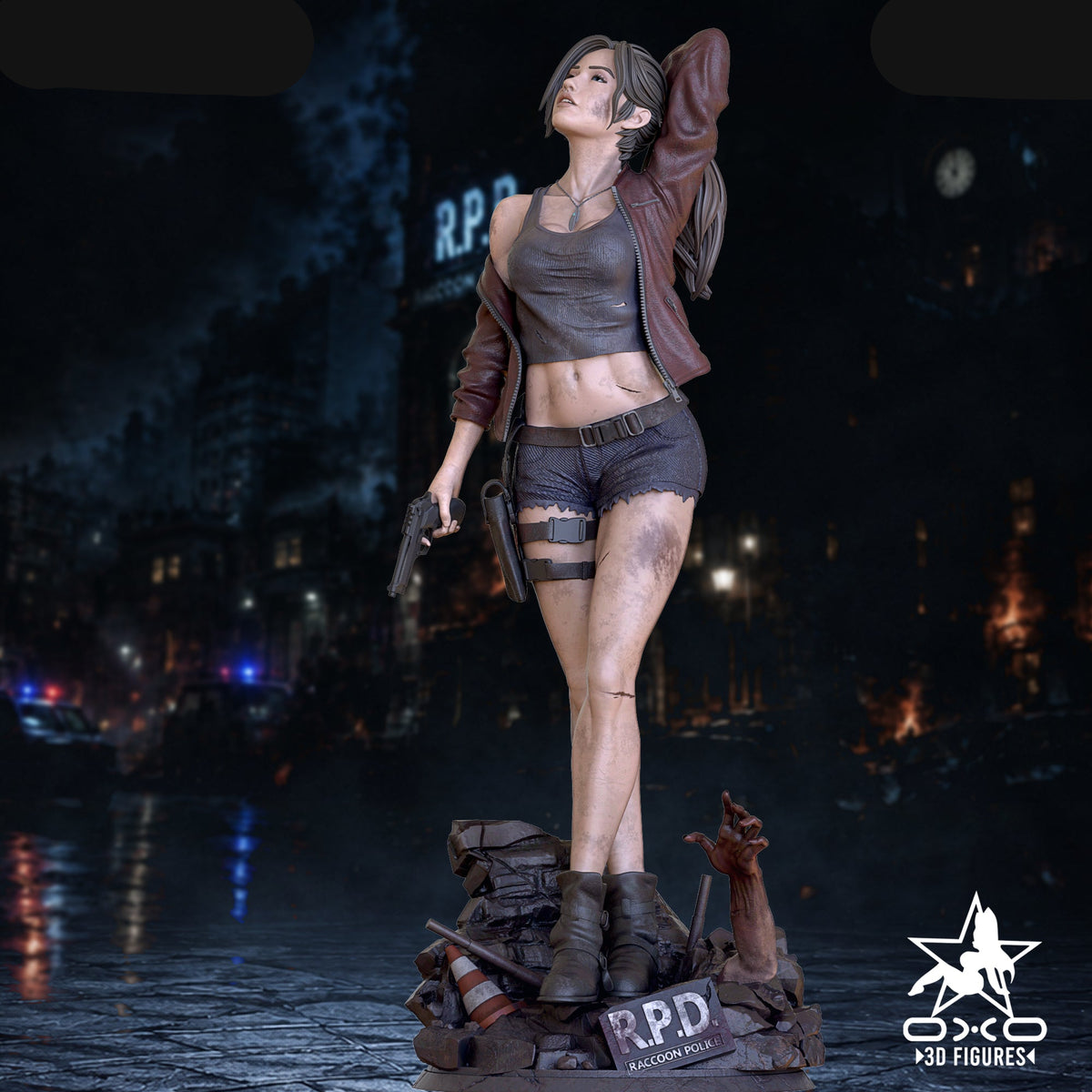 Survivor Sister Pinup Adult 3D ABS Resin Figurine Model Kit