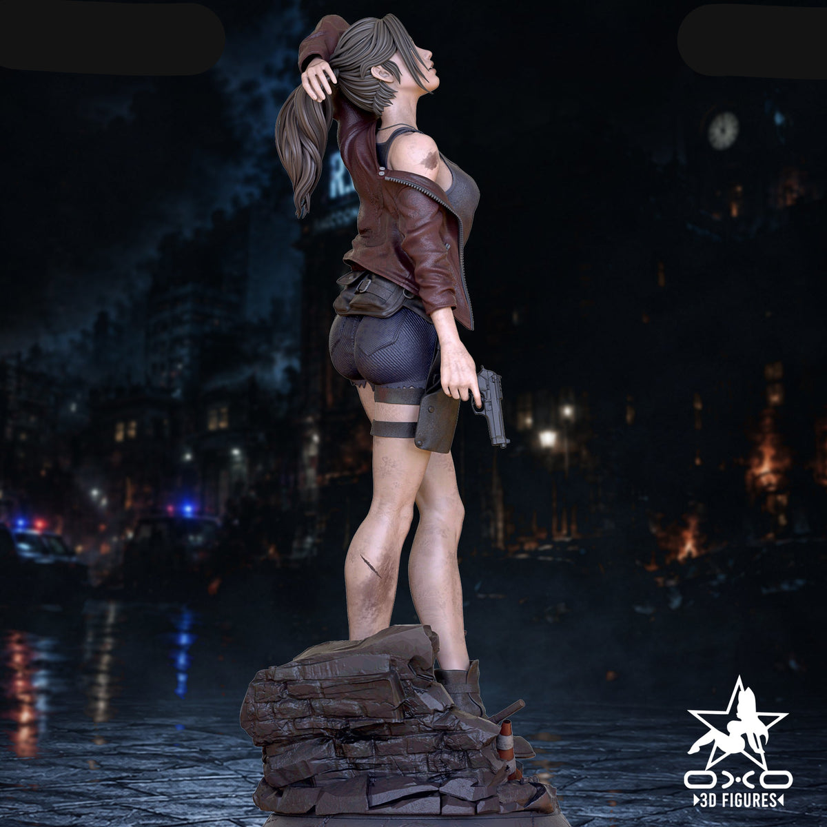 Survivor Sister Pinup Adult 3D ABS Resin Figurine Model Kit