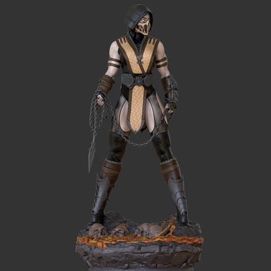 Venomous Woman Girl Adult Pinup 3D Resin Model