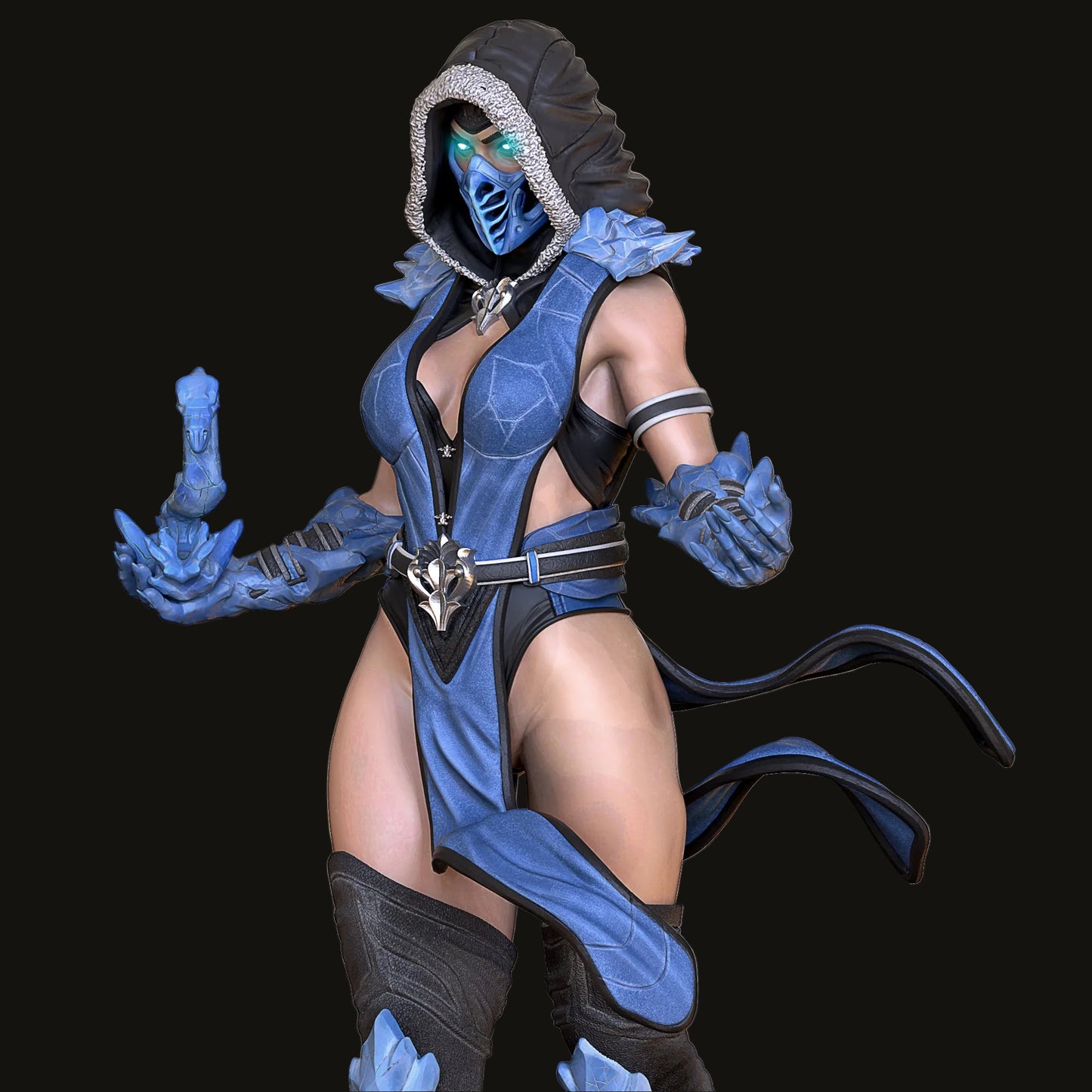 Female Tournament Fighter Pinup Adult 3D Resin Figurine Model Kit