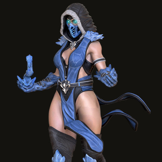 Female Tournament Fighter Pinup Adult 3D Resin Figurine Model Kit