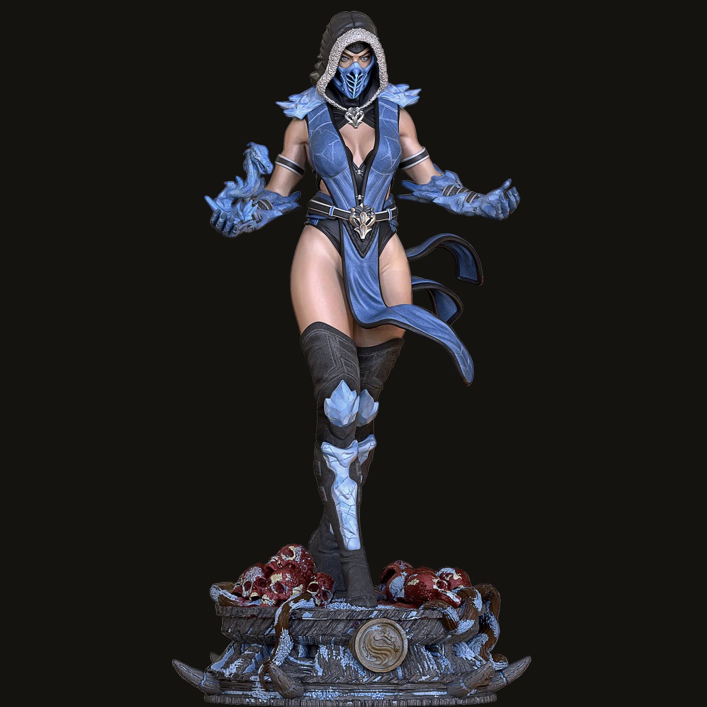 Female Tournament Fighter Pinup Adult 3D Resin Figurine Model Kit