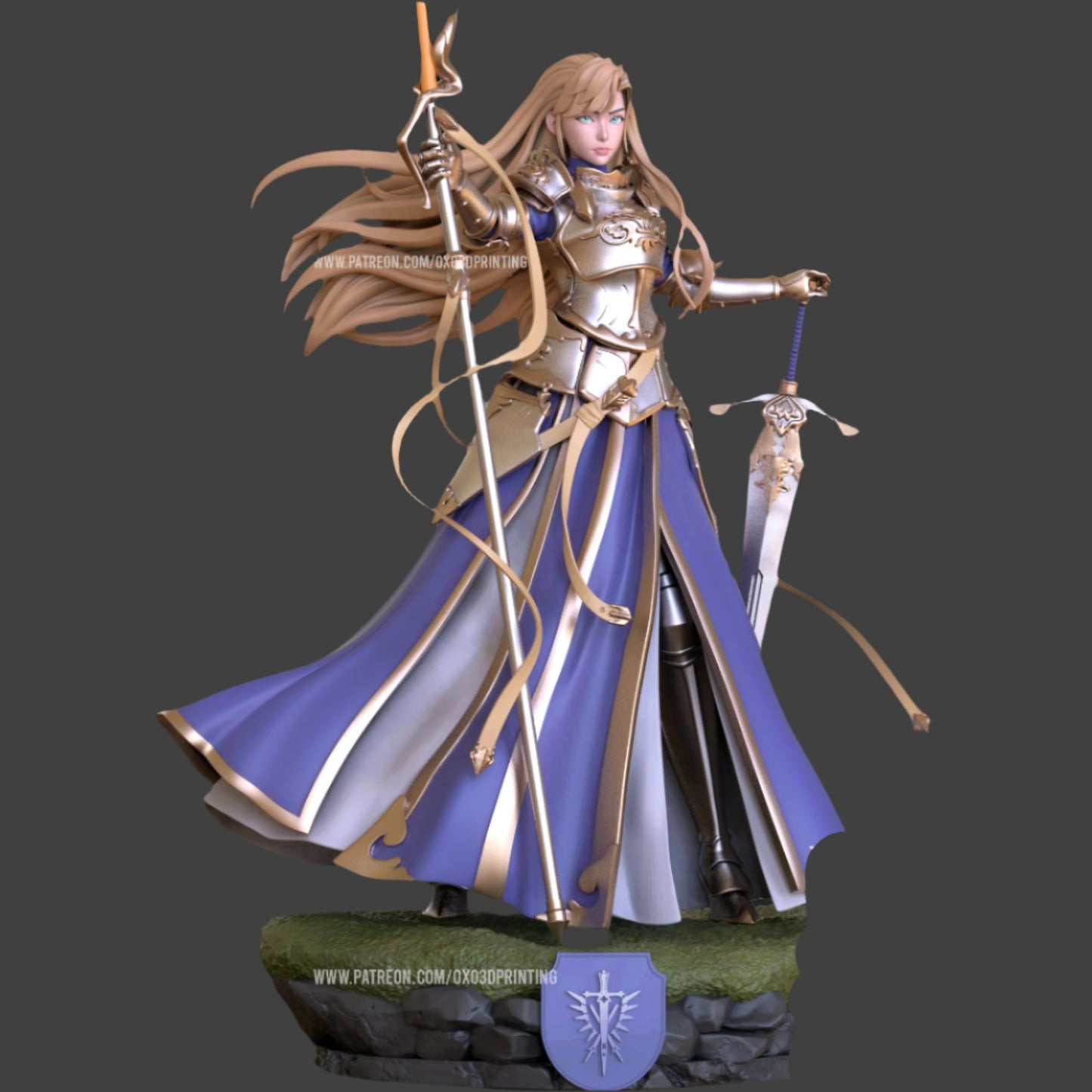 Waifu Warrior Adult 3D Resin Figurine Model Kit