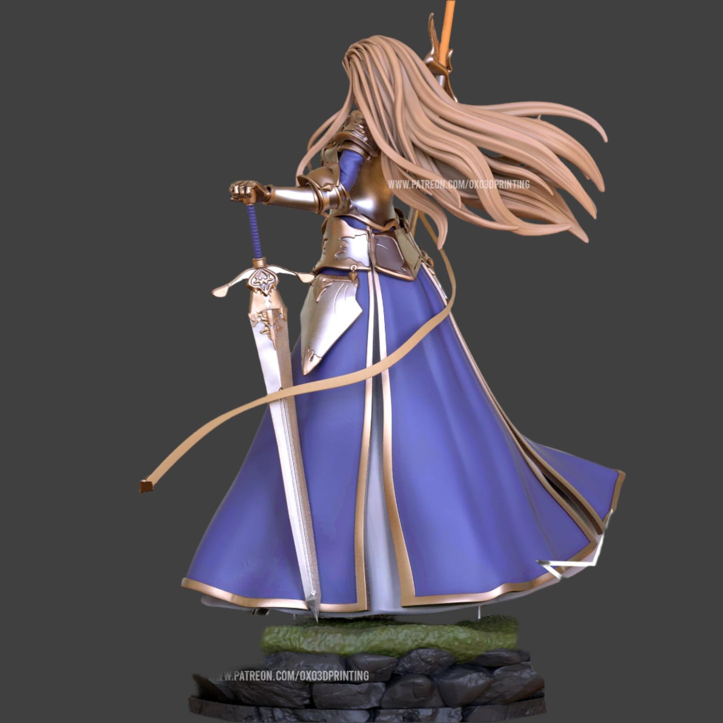 Waifu Warrior Adult 3D Resin Figurine Model Kit