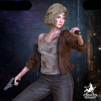 Survivor Reporter Pinup Adult 3D ABS Resin Figurine Model Kit