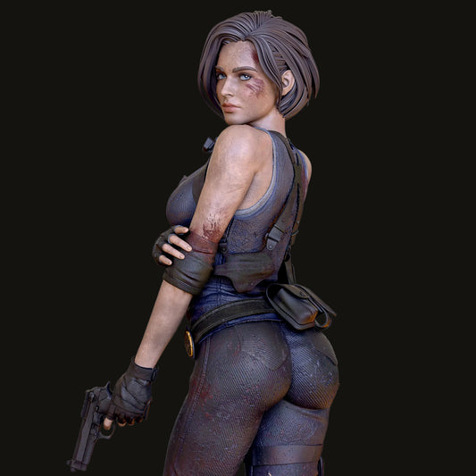 Survivor Cop Pinup Adult 3D Resin Figurine Model Kit