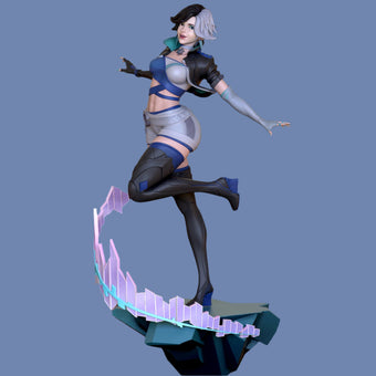 Hero Fighter Adult 3D Resin Figurine Model Kit