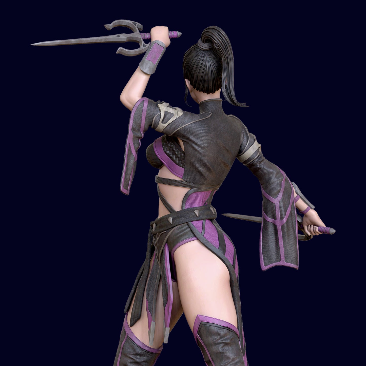 Demon Princess Pinup Adult 3D Resin Figurine Model Kit