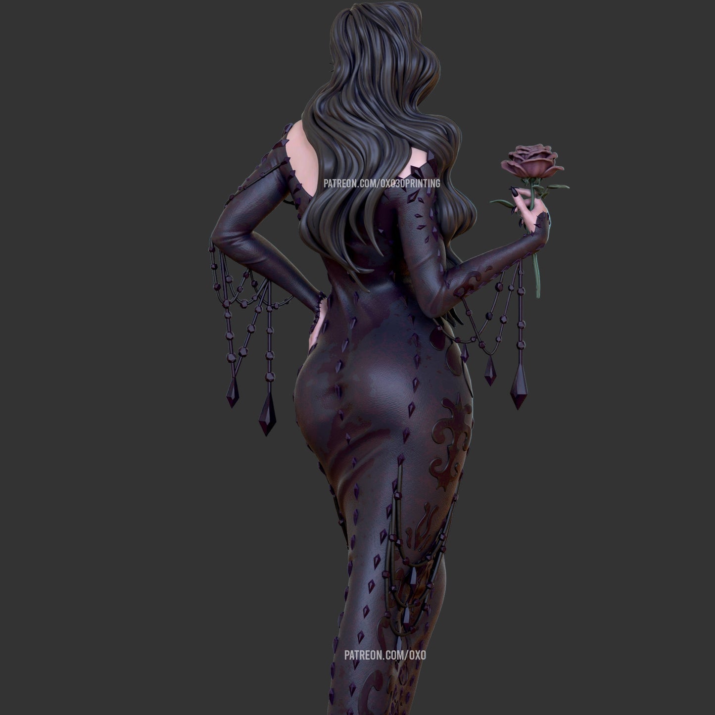 Spooky Matriarch Pinup Adult 3D Resin Figurine Model Kit