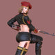 Red Soldier Adult 3D Resin Figurine Model Kit
