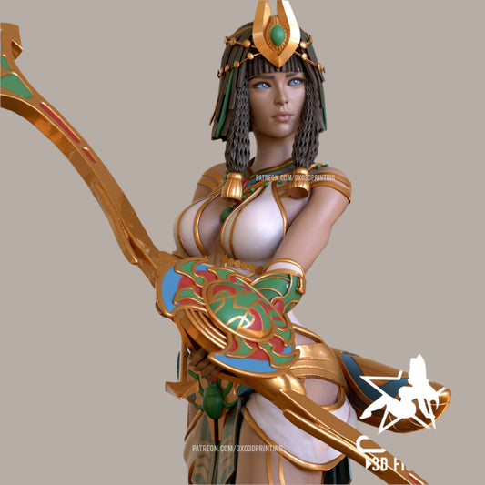 Egyptian Goddess Adult 3D Resin Figurine Model Kit