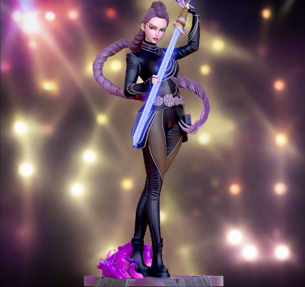 Hunter Vocalist Pinup Adult 3D Resin Figurine Model Kit