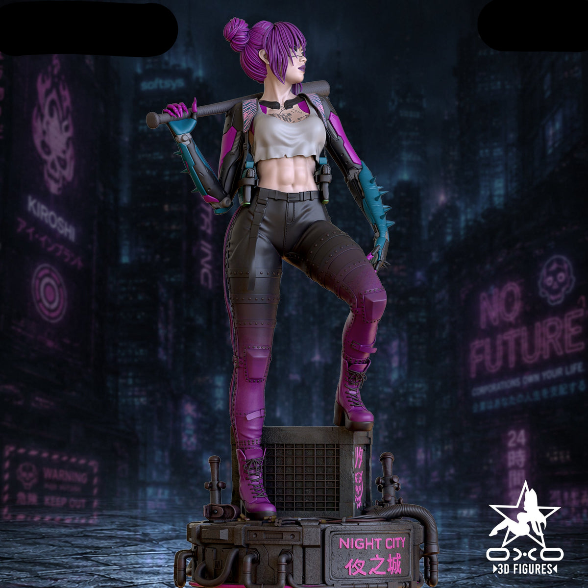 Club Bouncer Pinup Adult 3D ABS Resin Figurine Model Kit