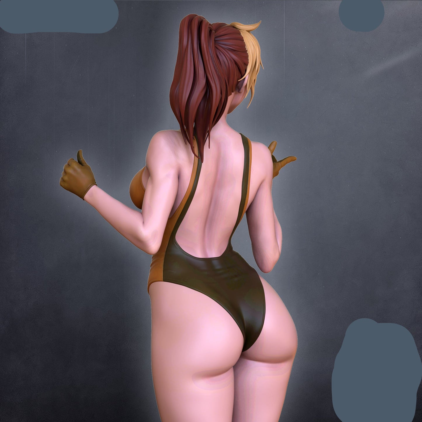 Southern Bell Pinup Adult 3D Resin Figurine Model Kit