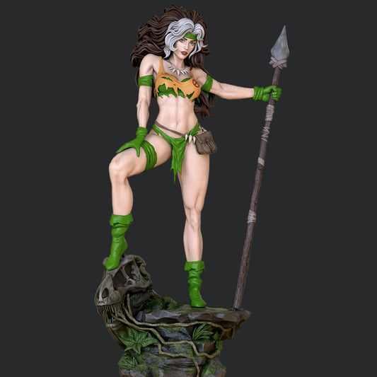 Jungle Super Heroine Pinup Adult 3D Resin Figurine Model Kit