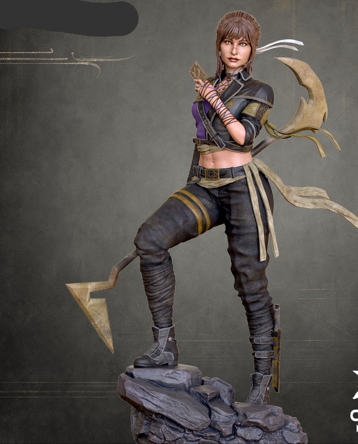 Dancing Traveler Pinup Adult 3D Resin Figurine Model Kit