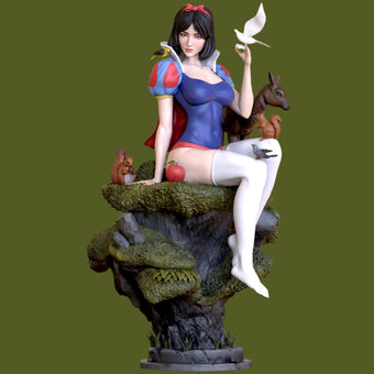 Fairest of them All Pinup Adult 3D Resin Figurine Model Kit