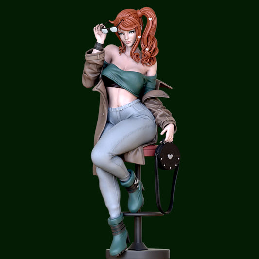 Animal Assistant Pinup Adult 3D Resin Figurine Model Kit