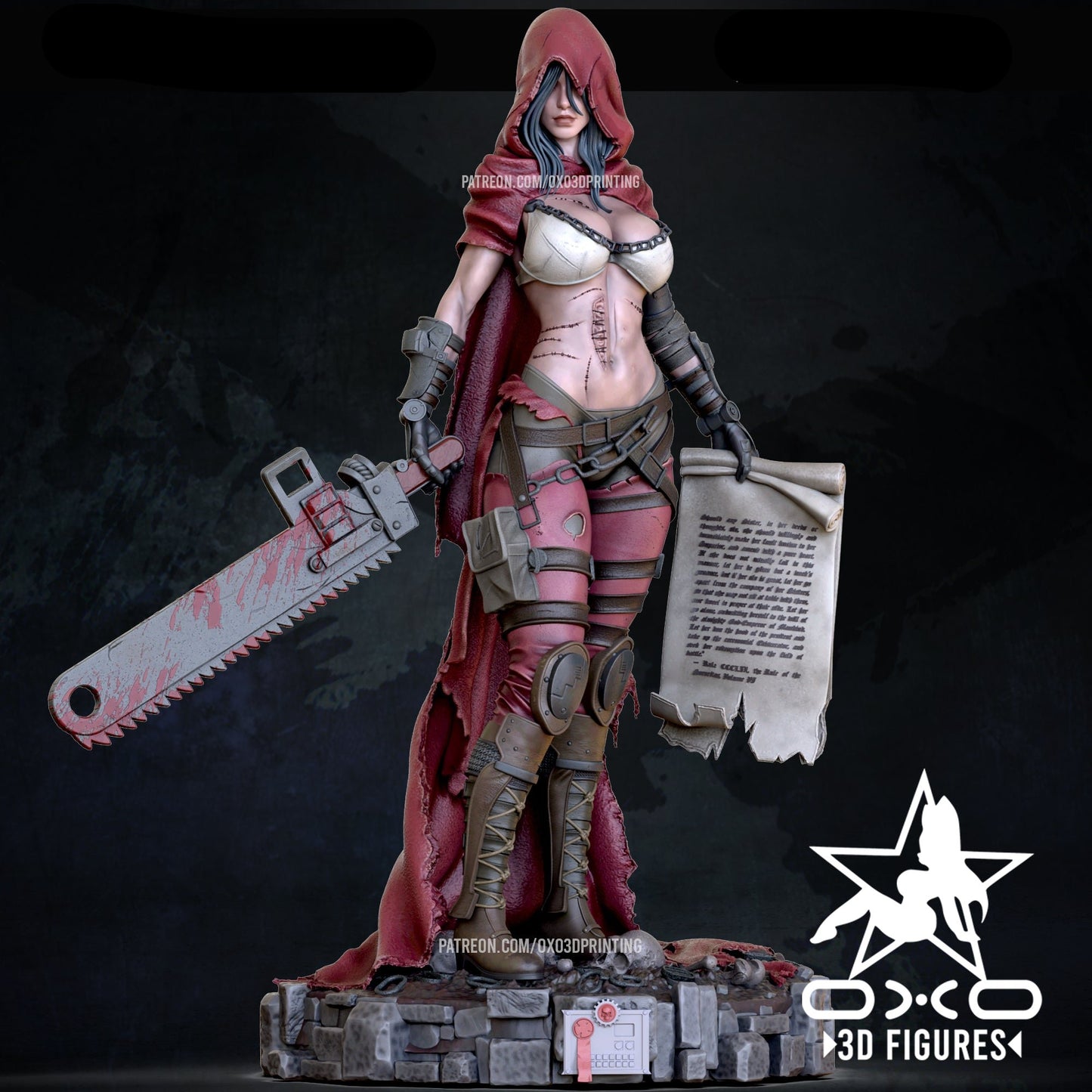 War Sister Adult 3D Resin Figurine Model Kit