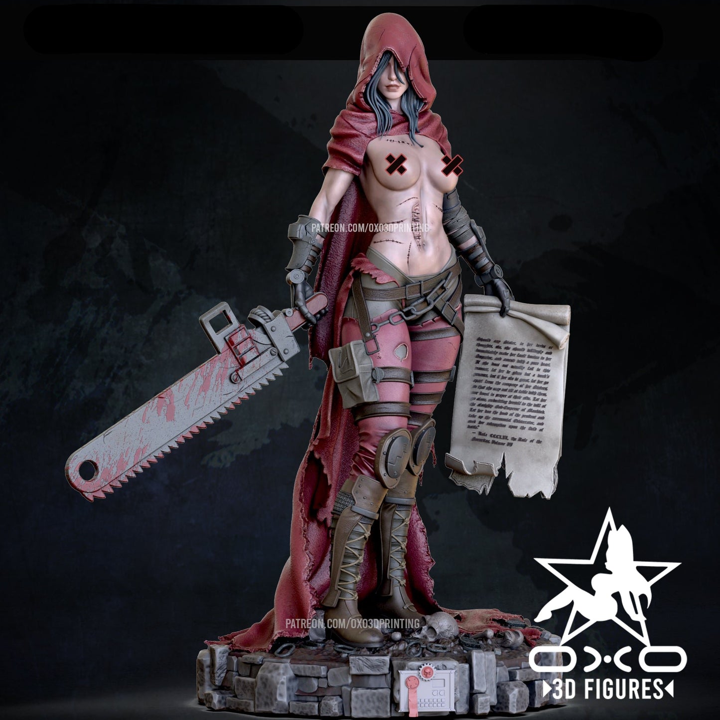 War Sister Adult 3D Resin Figurine Model Kit