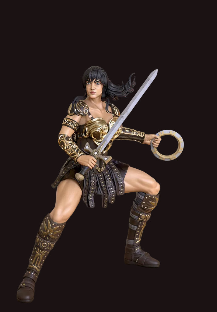 Warrior Princess Heroine Pinup Adult 3D Resin Figurine Model Kit