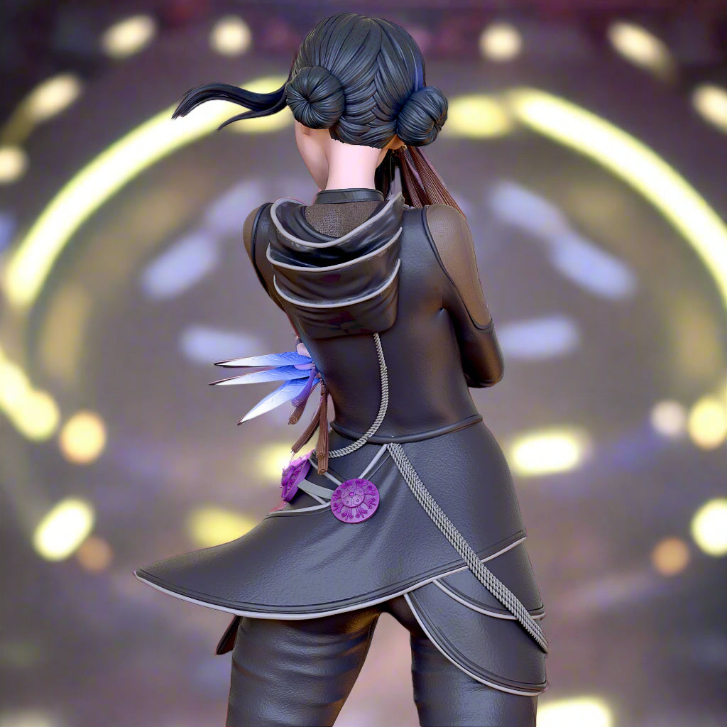 Hunter Rapper Pinup Adult 3D Resin Figurine Model Kit