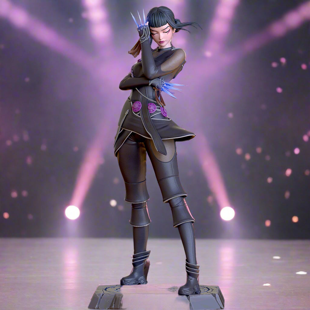 Hunter Rapper Pinup Adult 3D Resin Figurine Model Kit