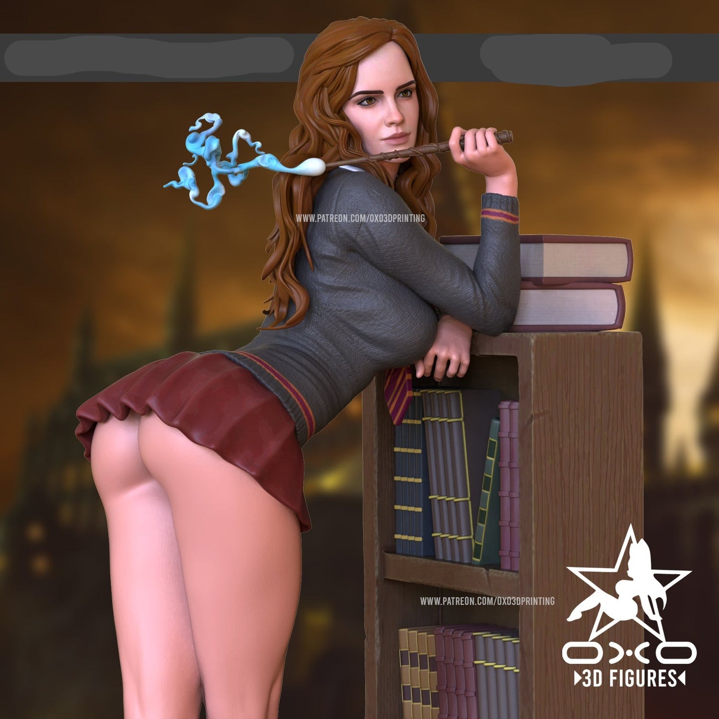 Smart Witch Adult 3D Resin Figurine Model Kit